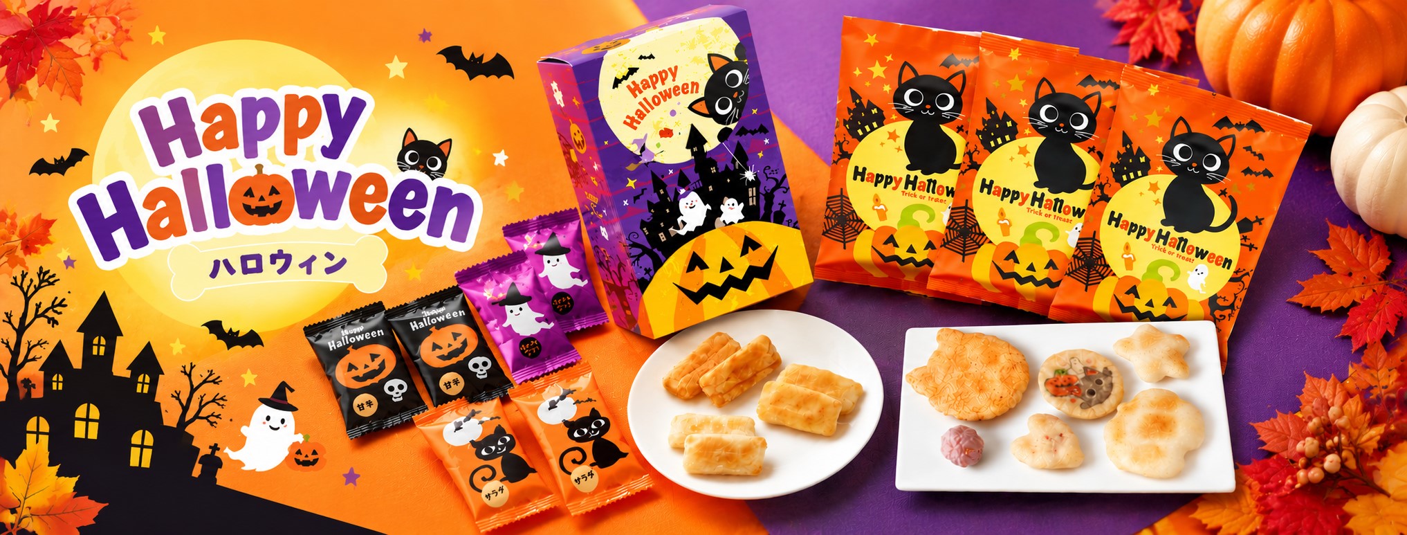 ハロウィンおかき