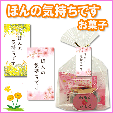 ほんの気持ちです　お菓子